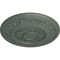 Ekena Millwork Nestor Ceiling Medallion (Fits Canopies up to 5"), 25 7/8"OD x 2 1/4"P, Cloud Burst Crackle CM25NECBC - alternate 2